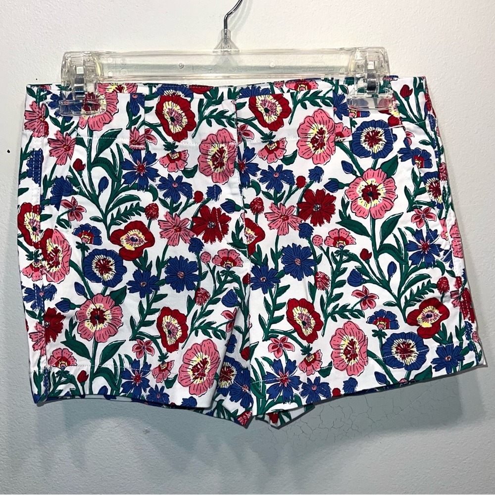Vineyard Vines Girls Bright Floral Shorts Sz 12